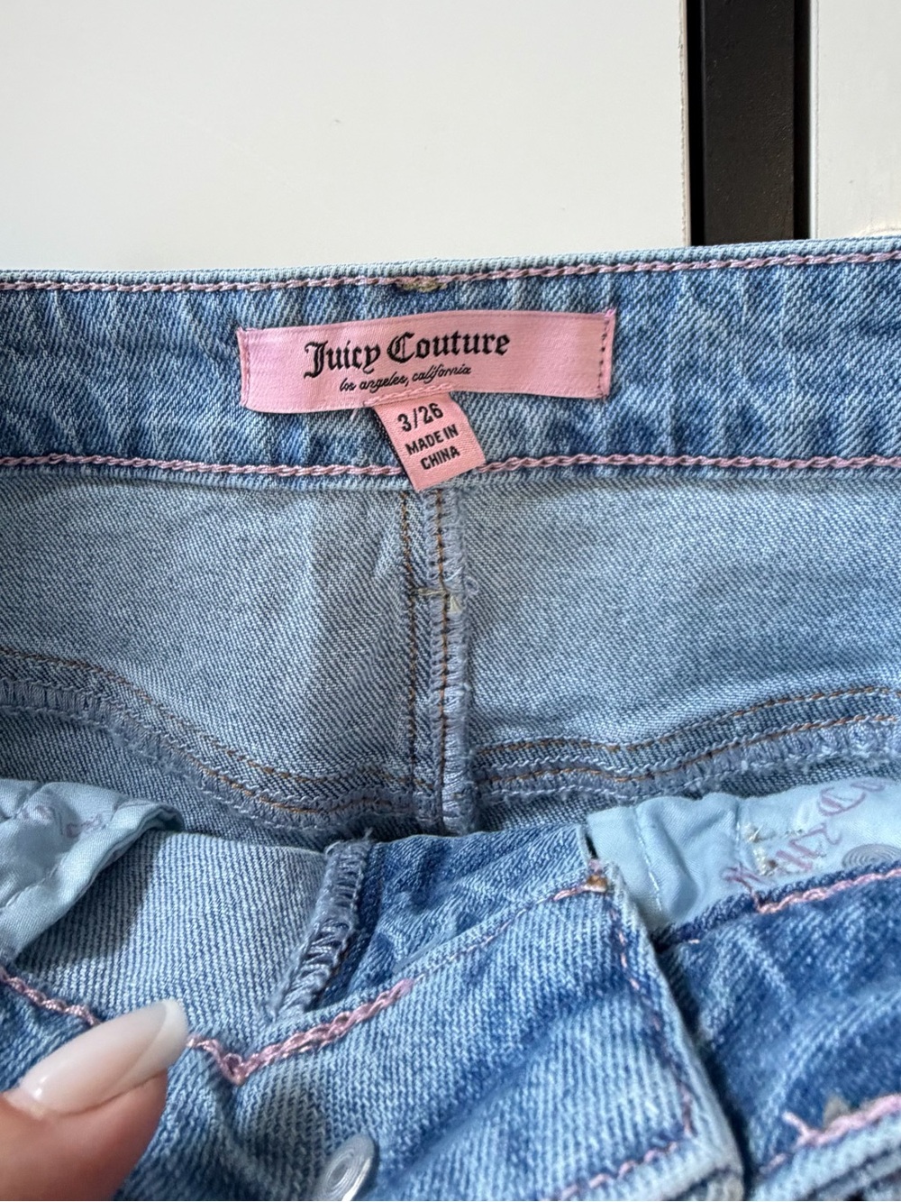 🎀 ✨ NWT Juicy Couture Y2K Style Denim Mini Skirt - Size 3/26 ✨🎀 - Picture 10 of 13